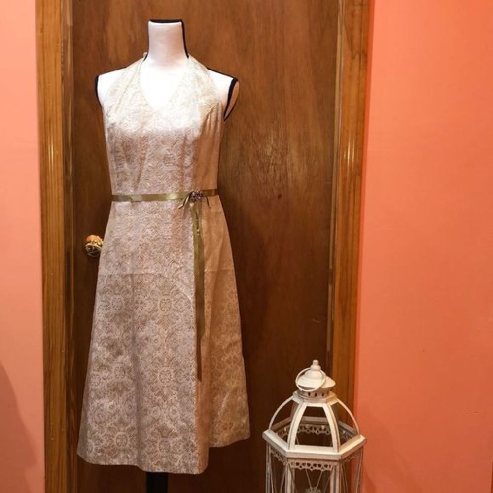 David’s bridal halter dress‎